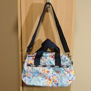 NWT LeSportsac Medium 2-Zip Satchel/Crossbody